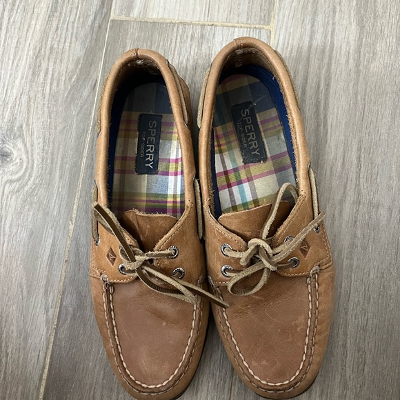 Sperry Brown Boat Shoes - Picture 1 of 4